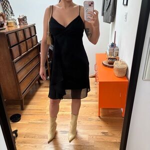 Y2K Jump Black Mini Dress size small